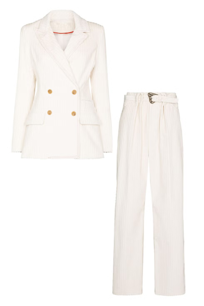 Modern Double-Breasted Wedding Suit