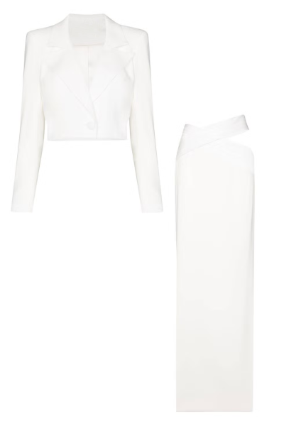 Contemporary Cropped Wedding Blazer
