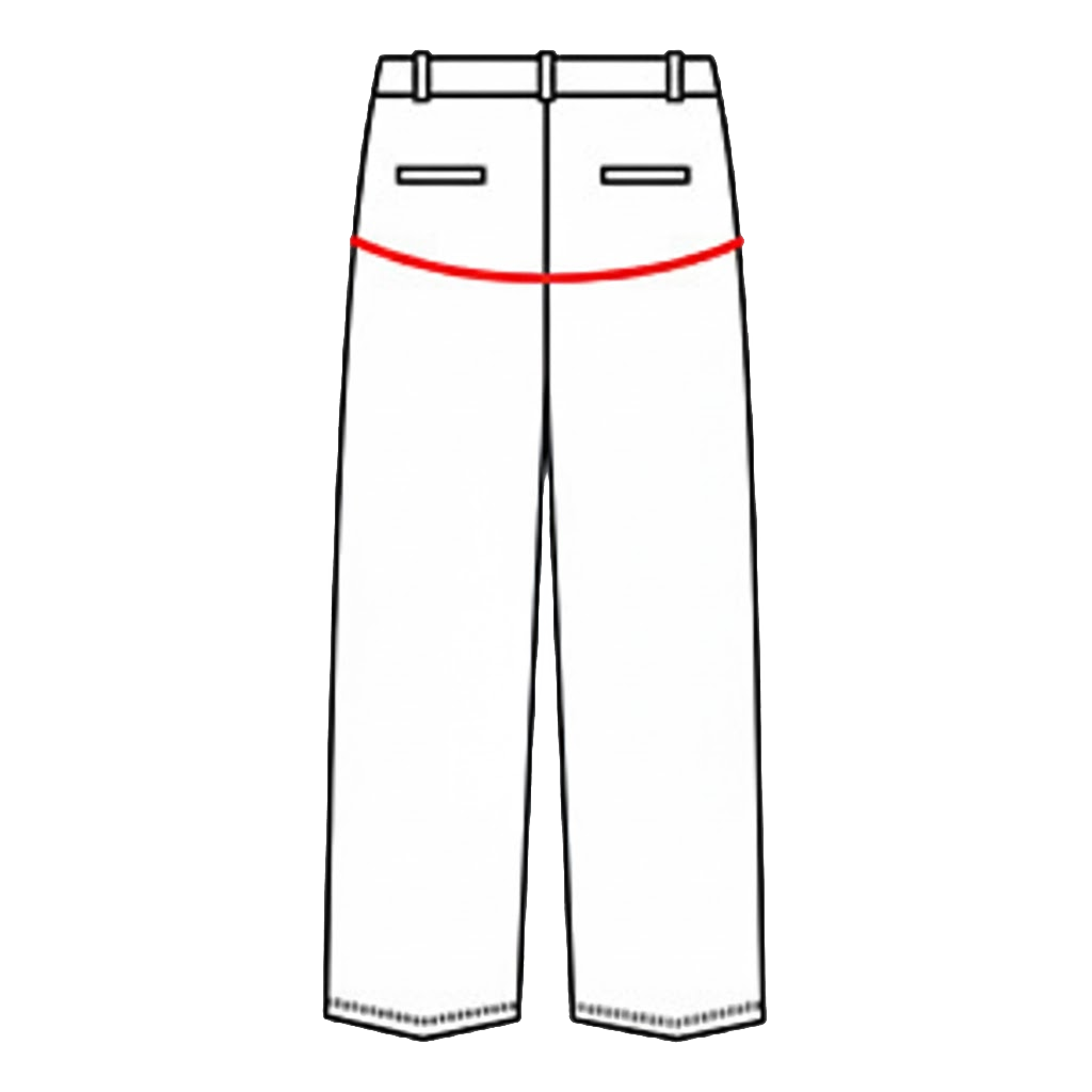 Trouser Hip Measurement
